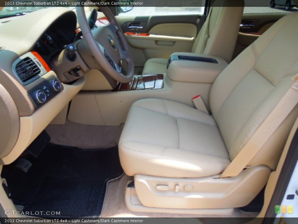 Light Cashmere/Dark Cashmere Interior Photo for the 2013 Chevrolet Suburban LTZ 4x4 #67001155