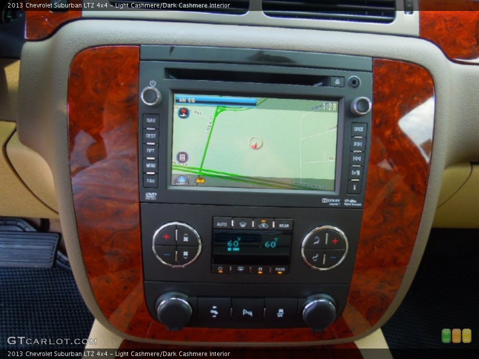 Light Cashmere/Dark Cashmere Interior Controls for the 2013 Chevrolet Suburban LTZ 4x4 #67001209