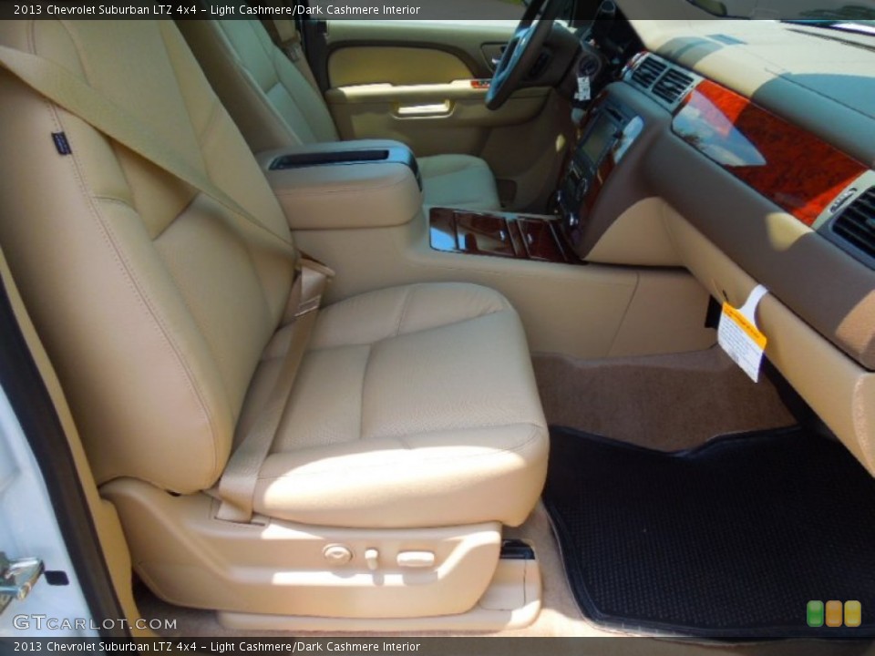 Light Cashmere/Dark Cashmere Interior Photo for the 2013 Chevrolet Suburban LTZ 4x4 #67001317