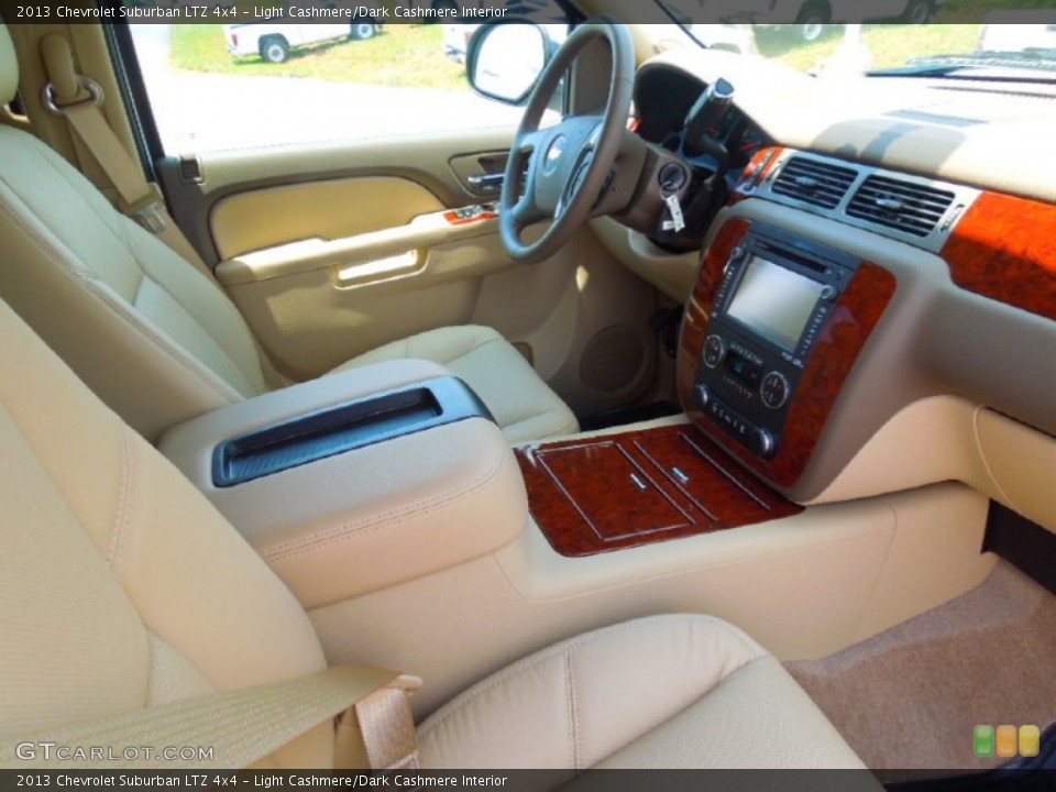 Light Cashmere/Dark Cashmere Interior Photo for the 2013 Chevrolet Suburban LTZ 4x4 #67001330