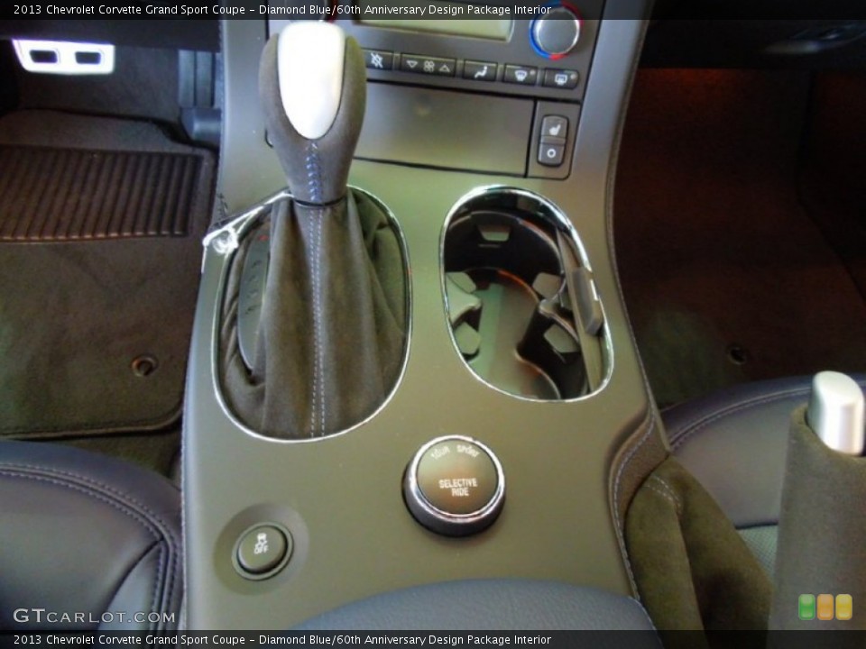 Diamond Blue/60th Anniversary Design Package Interior Transmission for the 2013 Chevrolet Corvette Grand Sport Coupe #67001809
