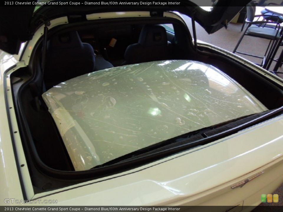 Diamond Blue/60th Anniversary Design Package Interior Trunk for the 2013 Chevrolet Corvette Grand Sport Coupe #67002058