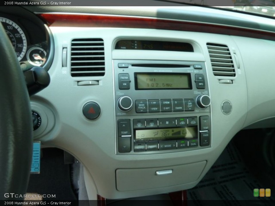 Gray Interior Controls for the 2008 Hyundai Azera GLS #67002355