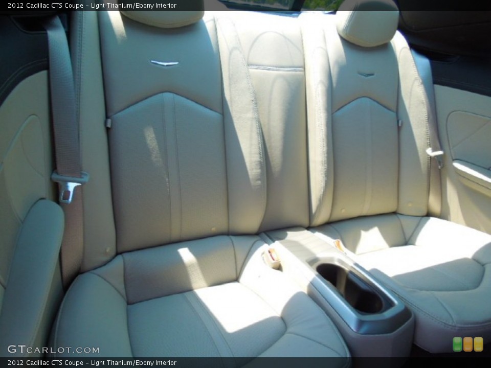 Light Titanium/Ebony Interior Rear Seat for the 2012 Cadillac CTS Coupe #67002412