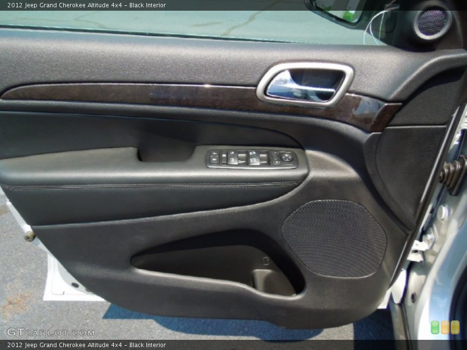 Black Interior Door Panel for the 2012 Jeep Grand Cherokee Altitude 4x4 #67005076