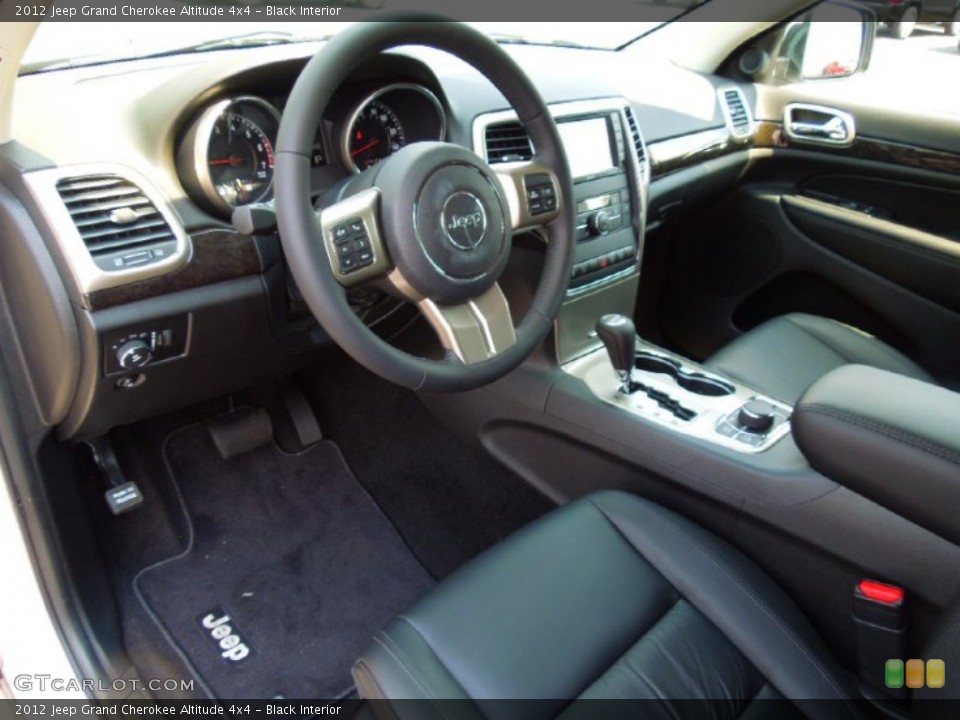 Black Interior Photo for the 2012 Jeep Grand Cherokee Altitude 4x4 #67005169