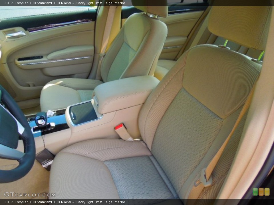 Black/Light Frost Beige Interior Photo for the 2012 Chrysler 300  #67005427
