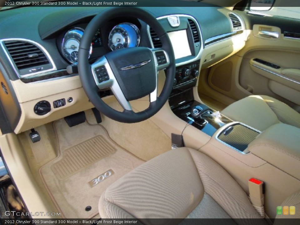Black/Light Frost Beige Interior Prime Interior for the 2012 Chrysler 300  #67005538