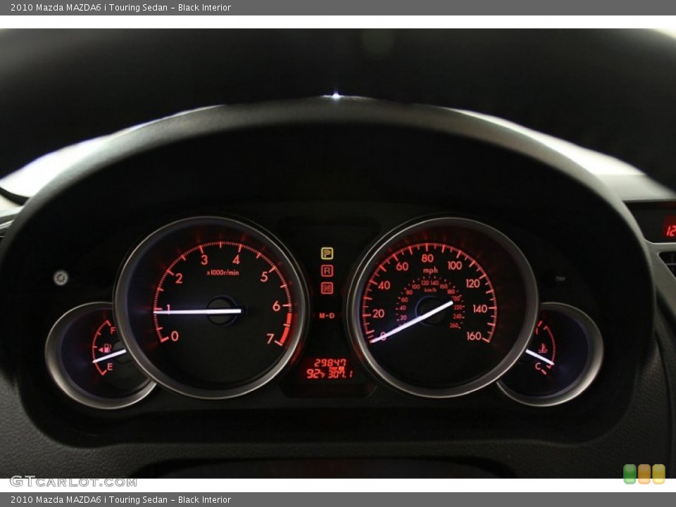 Black Interior Gauges for the 2010 Mazda MAZDA6 i Touring Sedan #67007914