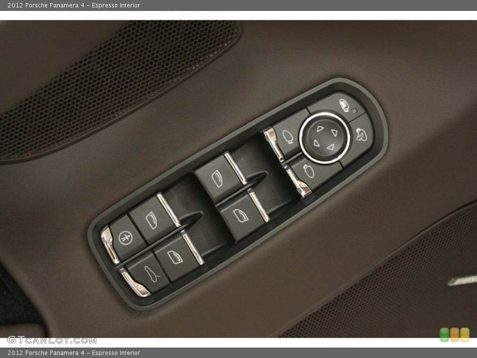 Espresso Interior Controls for the 2012 Porsche Panamera 4 #67008355