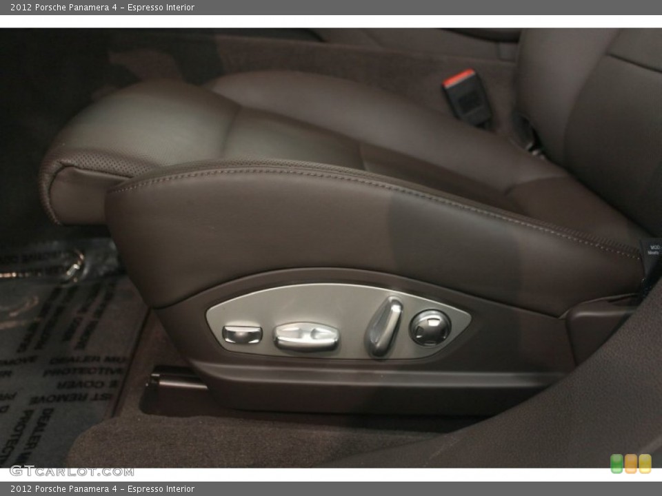 Espresso Interior Controls for the 2012 Porsche Panamera 4 #67008367