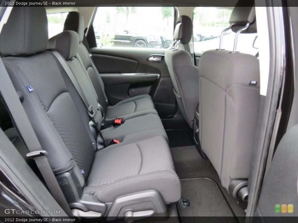 Black Interior Rear Seat for the 2012 Dodge Journey SE #67008613