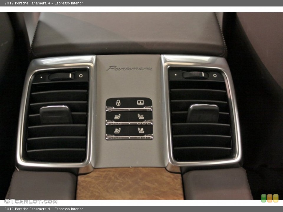 Espresso Interior Controls for the 2012 Porsche Panamera 4 #67008640
