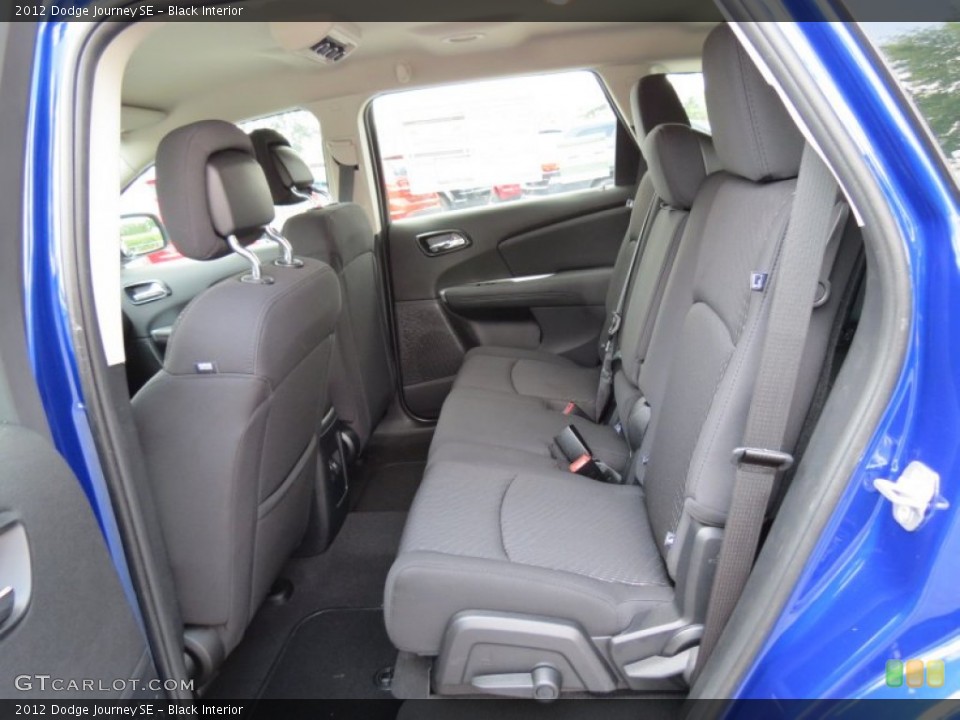 Black Interior Rear Seat for the 2012 Dodge Journey SE #67008928