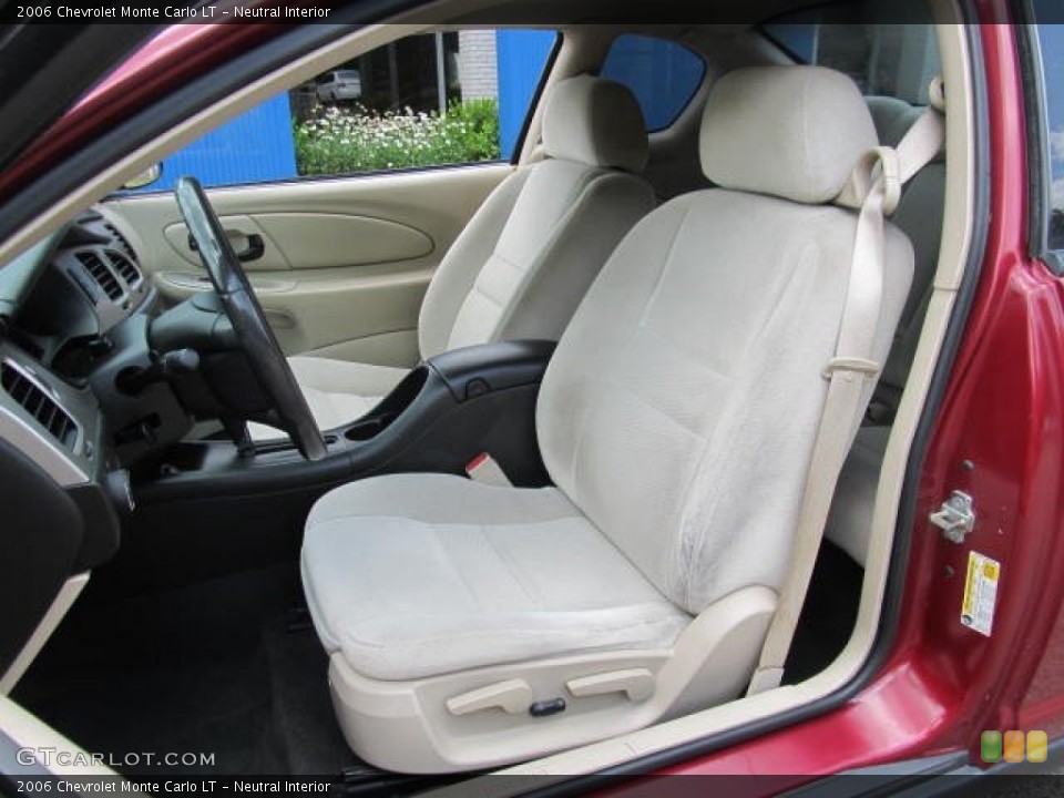 Neutral Interior Front Seat for the 2006 Chevrolet Monte Carlo LT #67012887