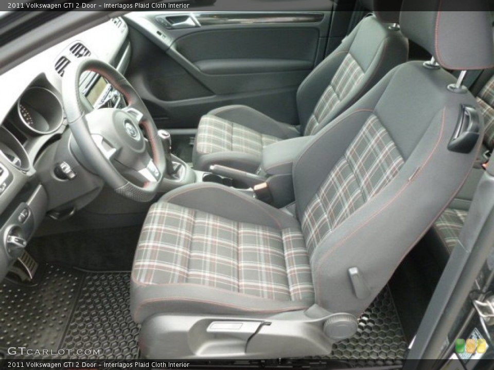 Interlagos Plaid Cloth Interior Photo for the 2011 Volkswagen GTI 2 Door #67012899