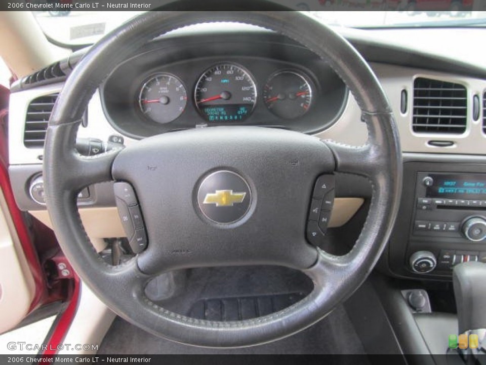 Neutral Interior Steering Wheel for the 2006 Chevrolet Monte Carlo LT #67012905