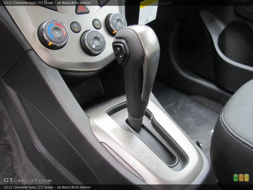 Jet Black/Brick Interior Transmission for the 2012 Chevrolet Sonic LTZ Sedan #67013584