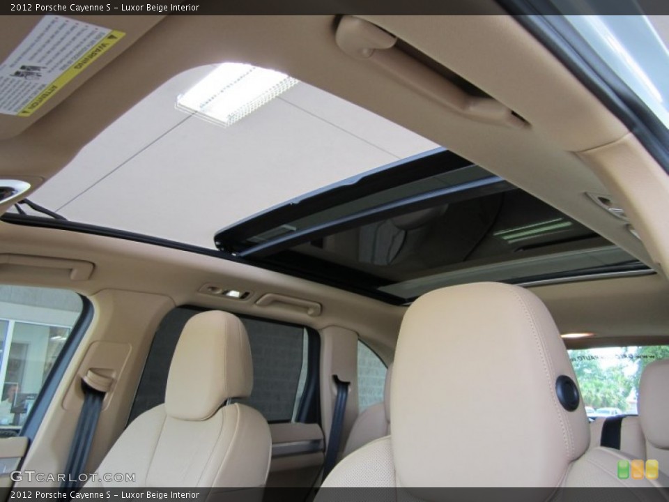 Luxor Beige Interior Sunroof for the 2012 Porsche Cayenne S #67021707