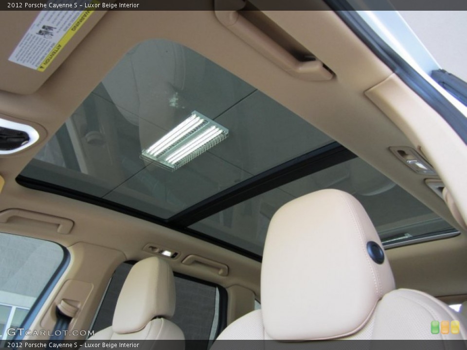 Luxor Beige Interior Sunroof for the 2012 Porsche Cayenne S #67021716