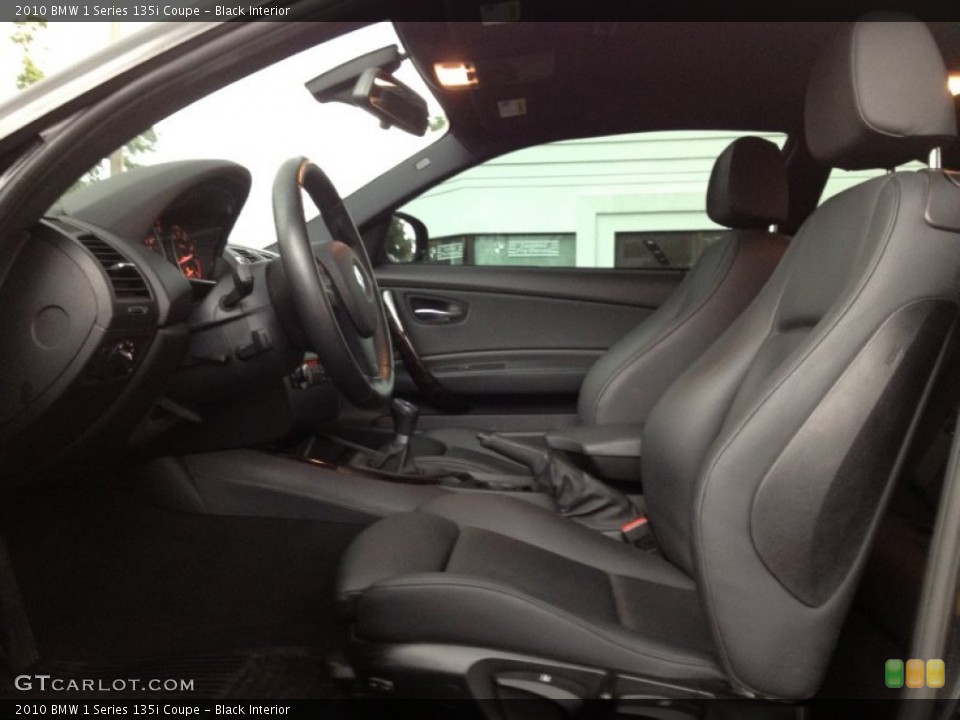 Black Interior Photo for the 2010 BMW 1 Series 135i Coupe #67025268