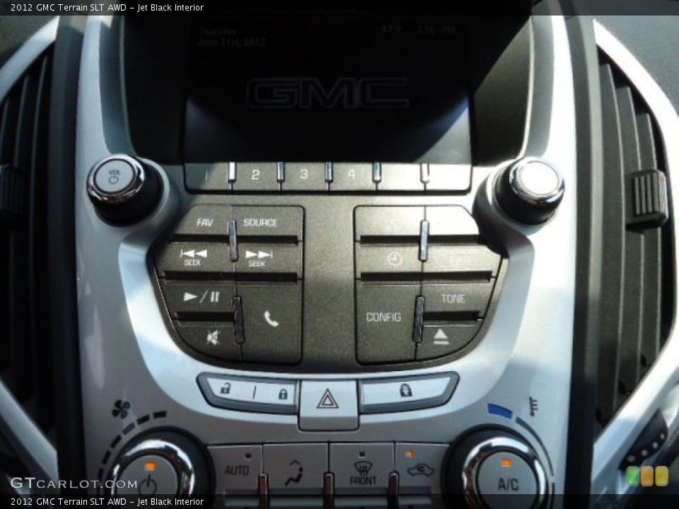 Jet Black Interior Controls for the 2012 GMC Terrain SLT AWD #67029622
