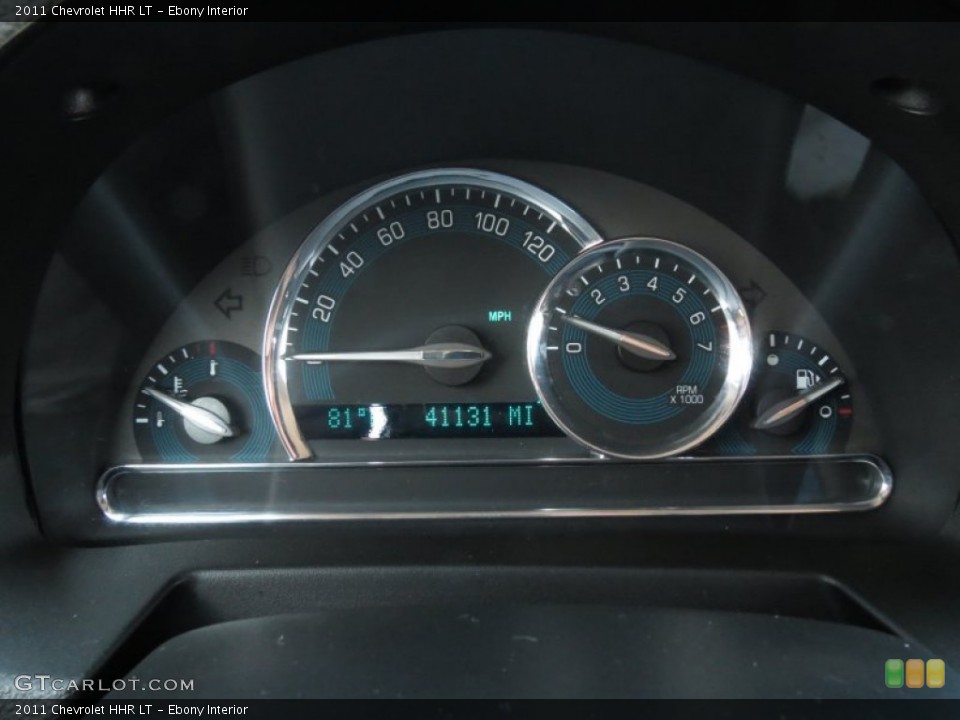 Ebony Interior Gauges for the 2011 Chevrolet HHR LT #67033961