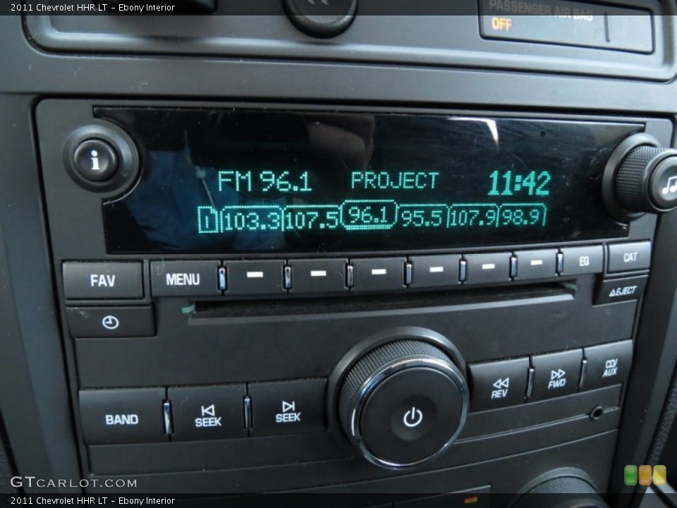 Ebony Interior Audio System for the 2011 Chevrolet HHR LT #67033968