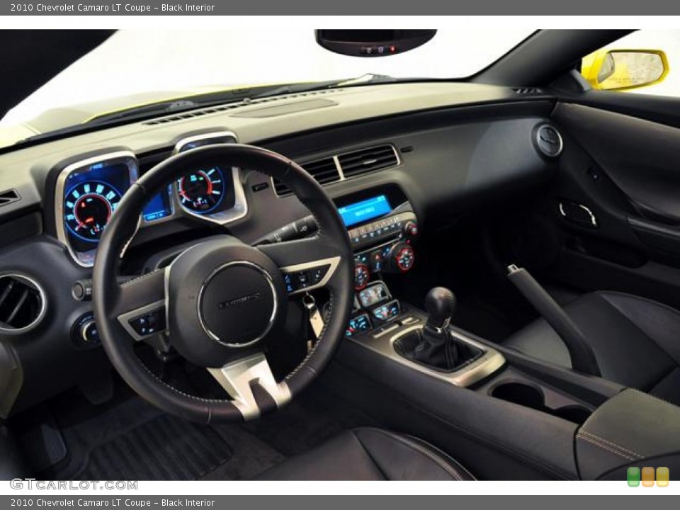 Black Interior Dashboard for the 2010 Chevrolet Camaro LT Coupe #67034505