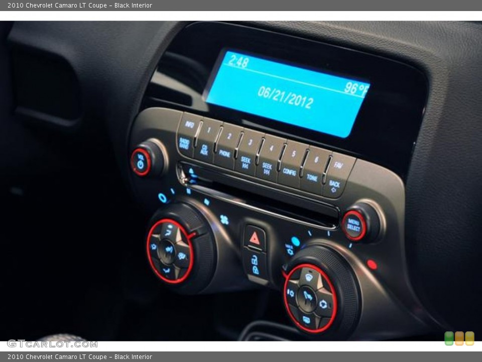 Black Interior Controls for the 2010 Chevrolet Camaro LT Coupe #67034625
