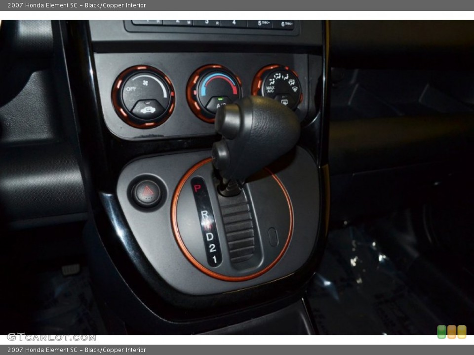 Black/Copper Interior Transmission for the 2007 Honda Element SC #67039353