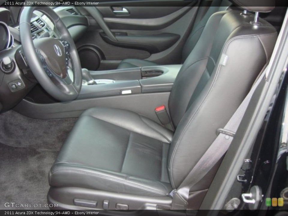 Ebony Interior Photo for the 2011 Acura ZDX Technology SH-AWD #67042467