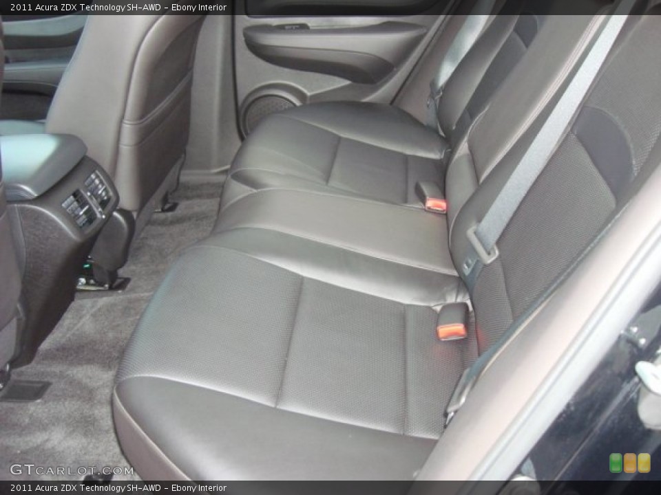 Ebony Interior Photo for the 2011 Acura ZDX Technology SH-AWD #67042479