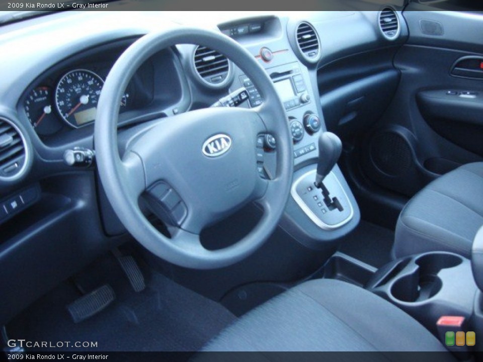 Gray Interior Dashboard for the 2009 Kia Rondo LX #67043239