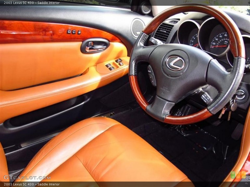 Saddle Interior Steering Wheel for the 2003 Lexus SC 430 #67044137