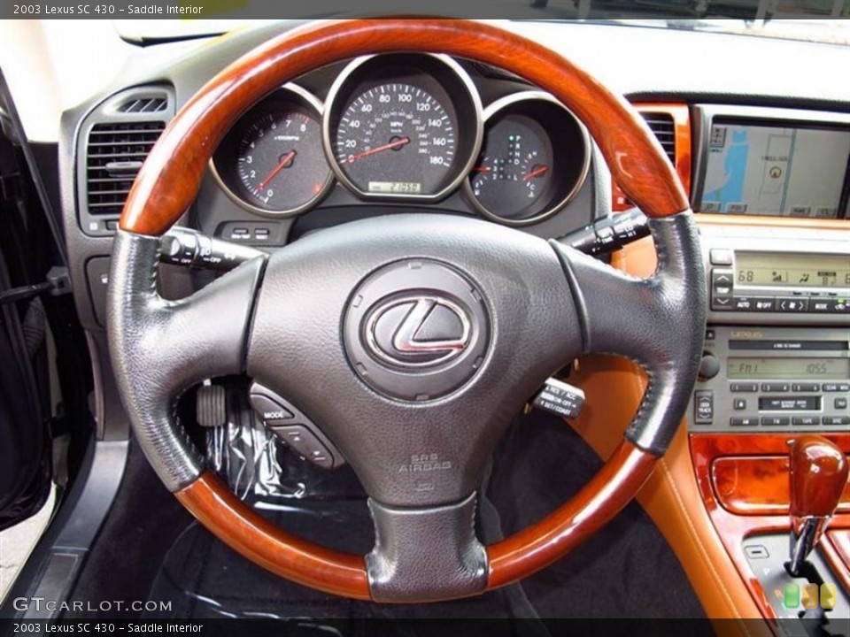 Saddle Interior Steering Wheel for the 2003 Lexus SC 430 #67044192