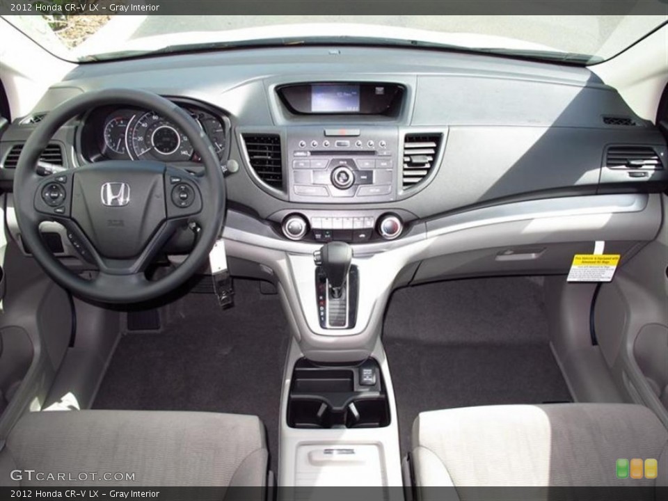 Gray Interior Dashboard for the 2012 Honda CR-V LX #67044297