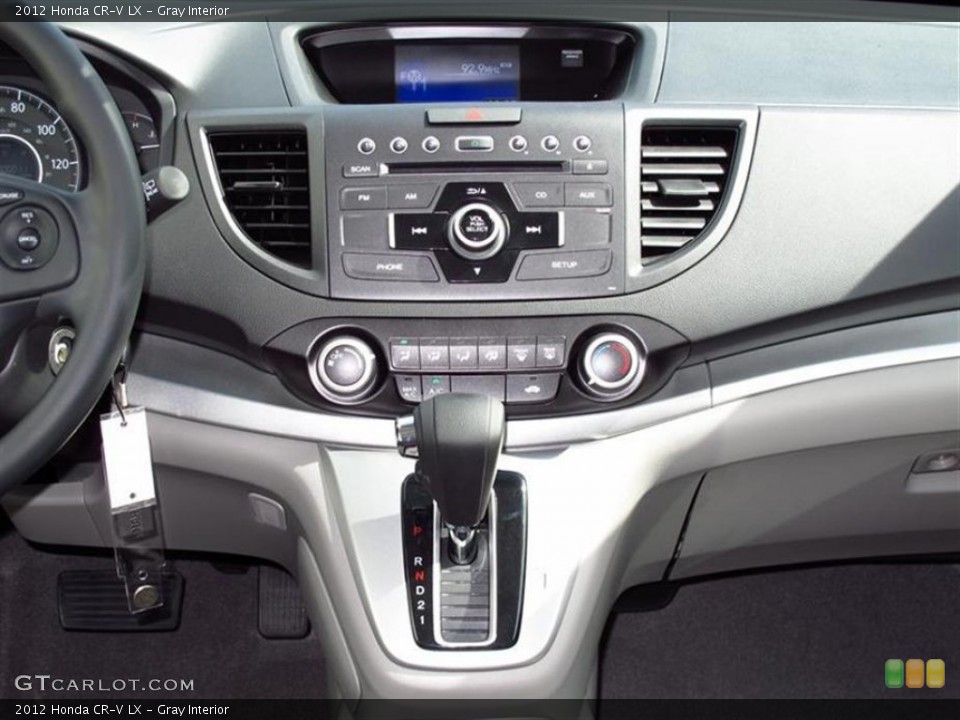 Gray Interior Controls for the 2012 Honda CR-V LX #67044327