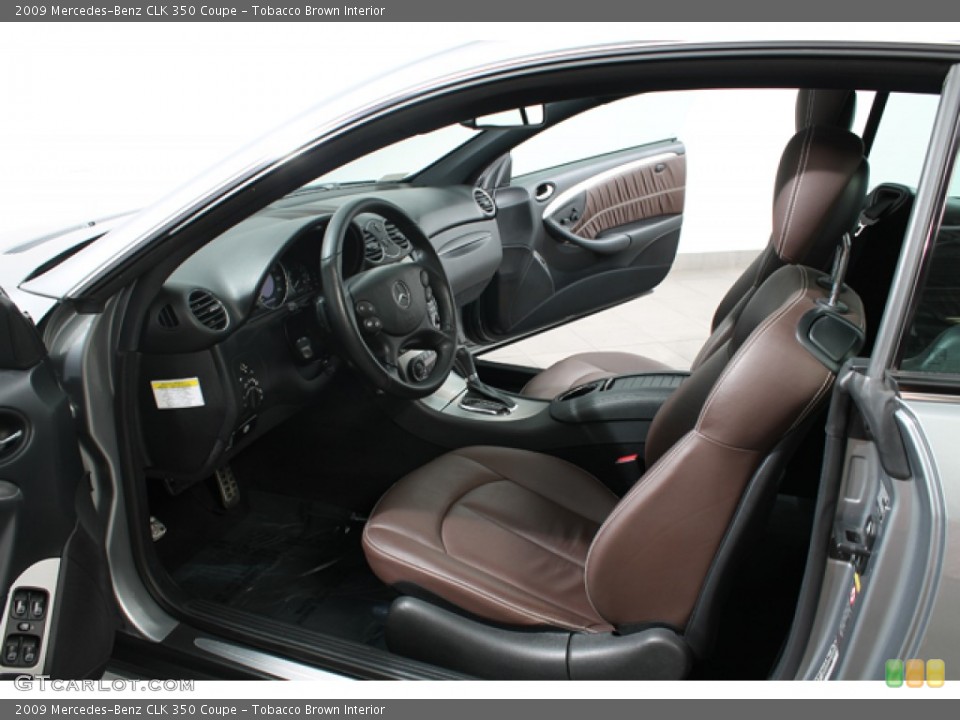 Tobacco Brown Interior Front Seat for the 2009 Mercedes-Benz CLK 350 Coupe #67045671