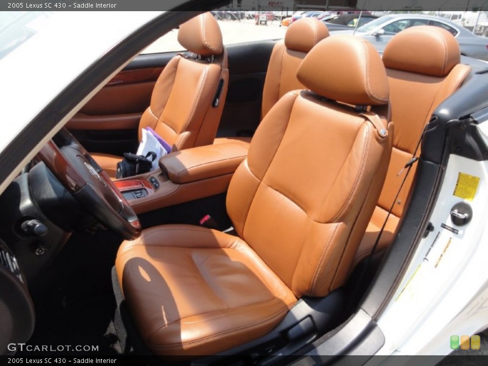 Saddle Interior Front Seat for the 2005 Lexus SC 430 #67046520