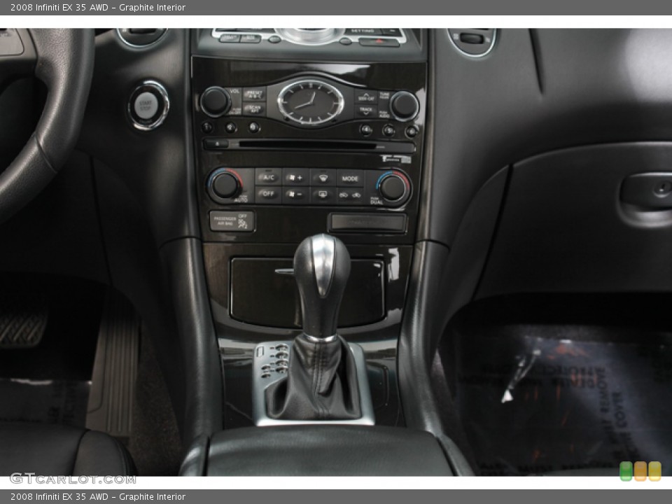 Graphite Interior Controls for the 2008 Infiniti EX 35 AWD #67047009