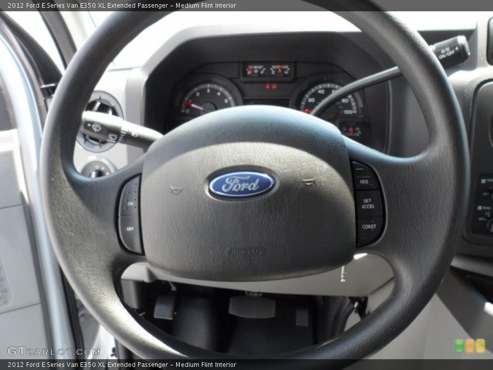 Medium Flint Interior Steering Wheel for the 2012 Ford E Series Van E350 XL Extended Passenger #67047354
