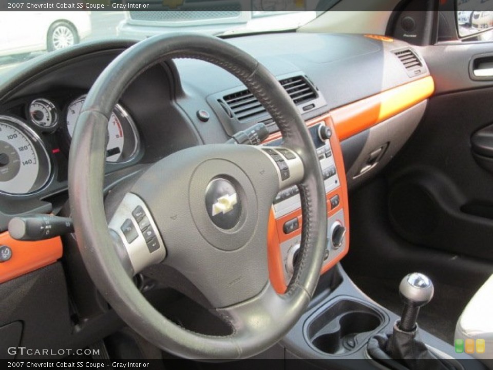 Gray Interior Steering Wheel for the 2007 Chevrolet Cobalt SS Coupe #67050915
