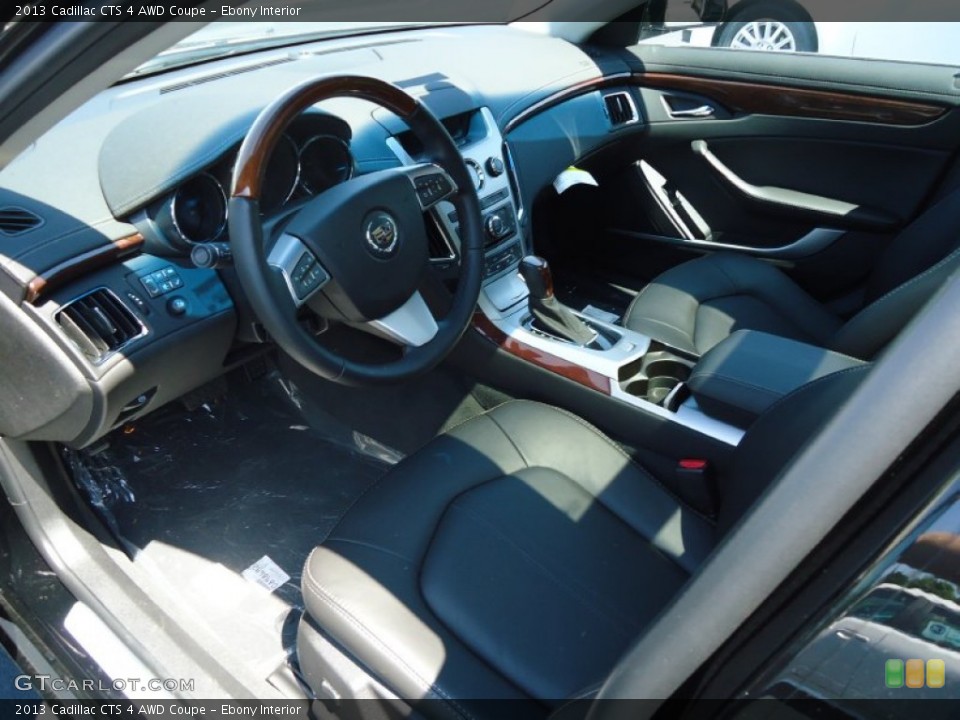 Ebony Interior Photo for the 2013 Cadillac CTS 4 AWD Coupe #67051536