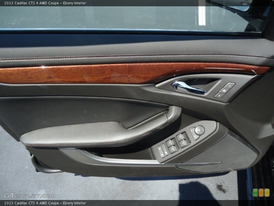 Ebony Interior Door Panel for the 2013 Cadillac CTS 4 AWD Coupe #67051554