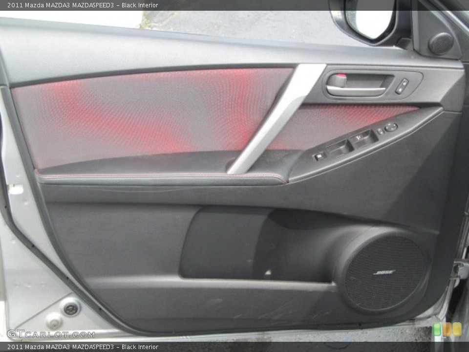 Black Interior Door Panel for the 2011 Mazda MAZDA3 MAZDASPEED3 #67051902