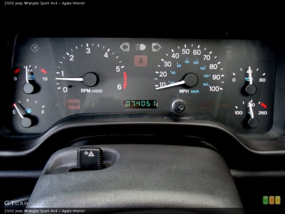Agate Interior Gauges for the 2000 Jeep Wrangler Sport 4x4 #67052508