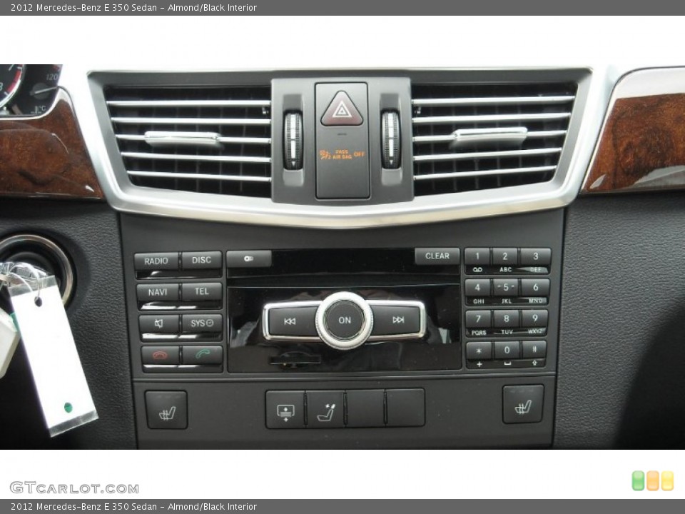 Almond/Black Interior Controls for the 2012 Mercedes-Benz E 350 Sedan #67053450