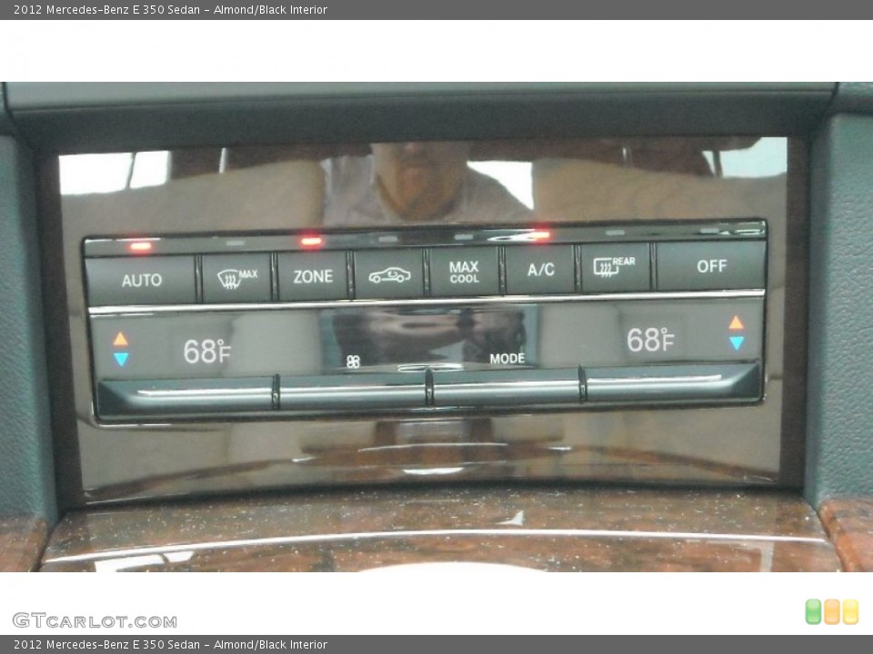Almond/Black Interior Controls for the 2012 Mercedes-Benz E 350 Sedan #67053460