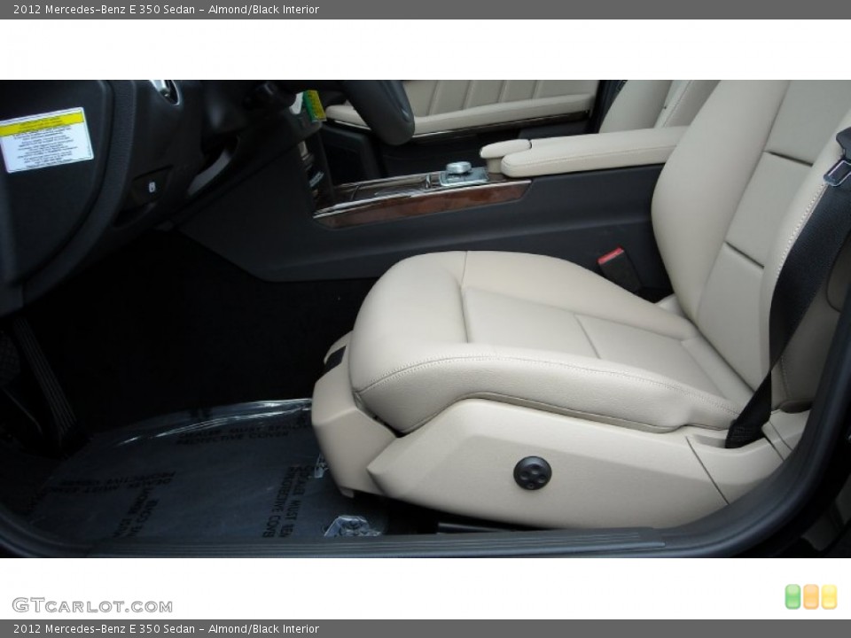 Almond/Black Interior Front Seat for the 2012 Mercedes-Benz E 350 Sedan #67053486
